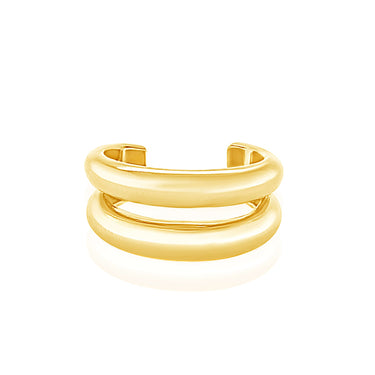 Gold Double Layered Ring